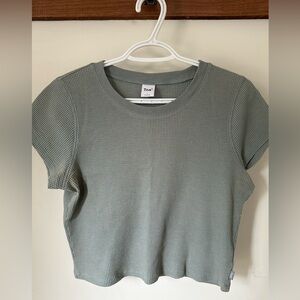 Aritzia - TNA - Cropped Waffle Tee